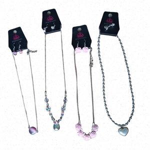 Lot of Four Paparazzi Necklaces